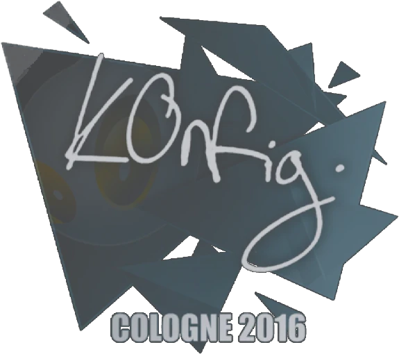 Sticker | k0nfig (Foil) | Cologne 2016