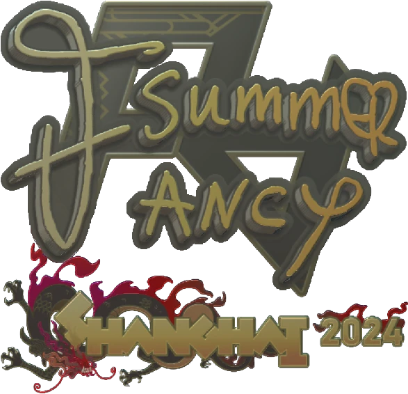 Sticker | Summer (Glitter) | Shanghai 2024