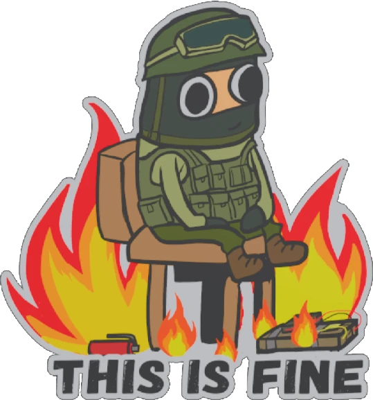 Sticker | This Is Fine (CT)