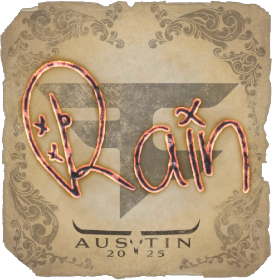 Sticker | rain | Austin 2025
