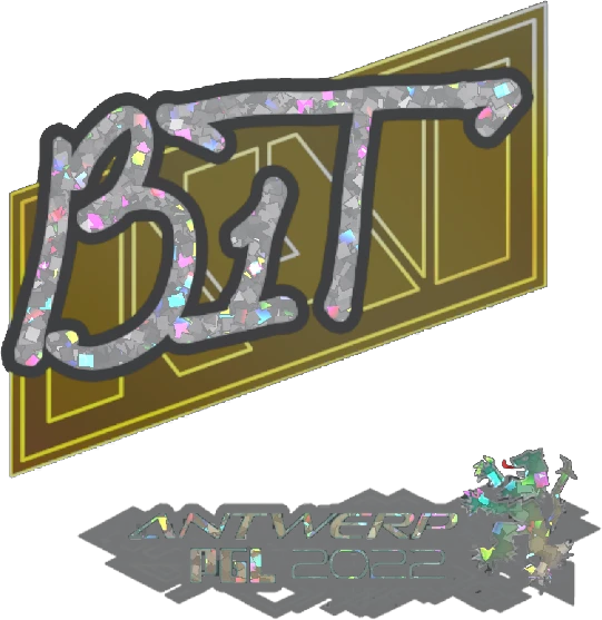 Sticker | b1t (Glitter) | Antwerp 2022