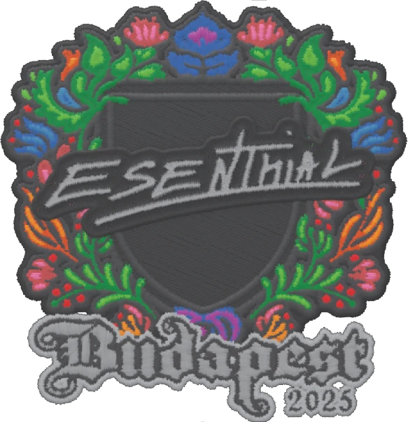 Sticker | esenthial (Embroidered) | Budapest 2025