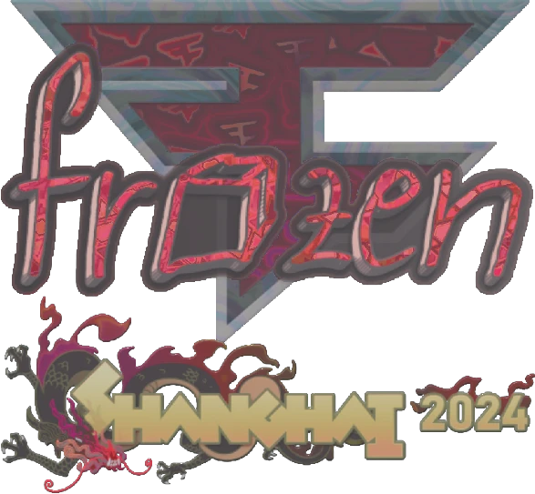Sticker | frozen (Gold) | Shanghai 2024