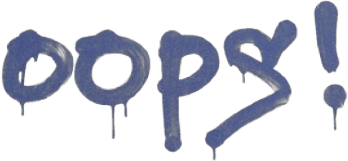 Sealed Graffiti | Oops (SWAT Blue)