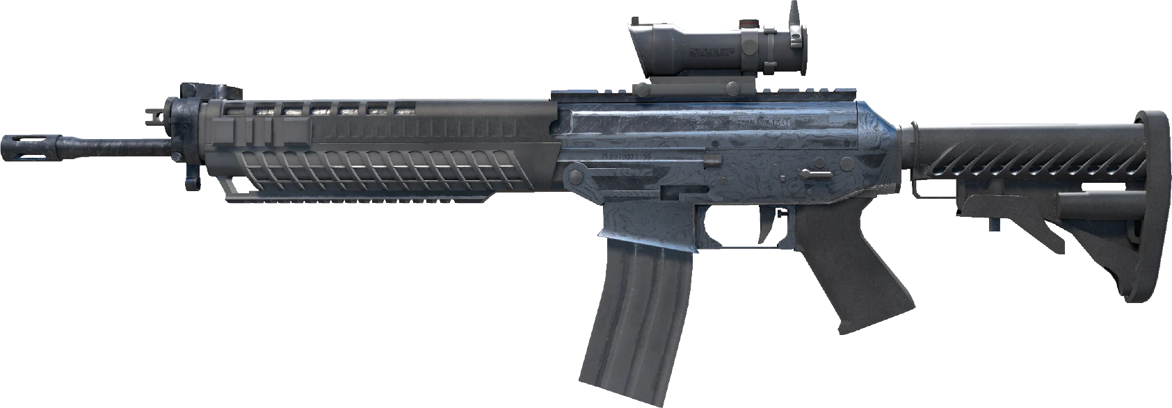 SG 553 | Damascus Steel
