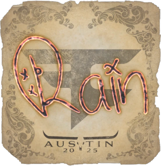 Sticker | rain | Austin 2025