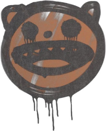 Sealed Graffiti | Happy Cat (Tiger Orange)