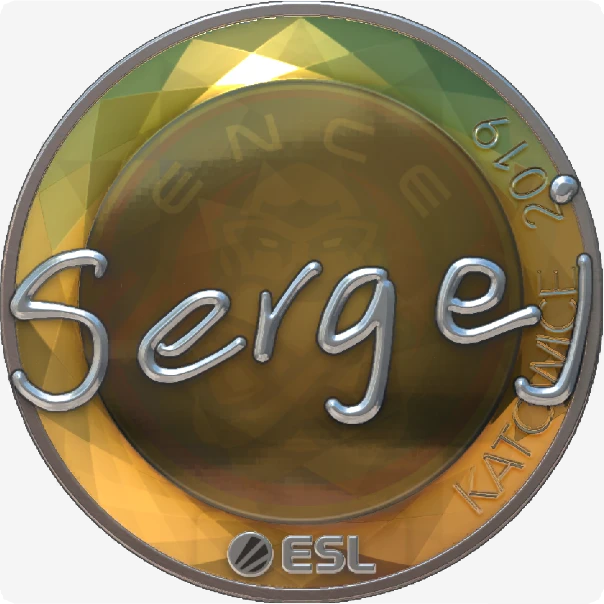Sticker | sergej (Foil) | Katowice 2019
