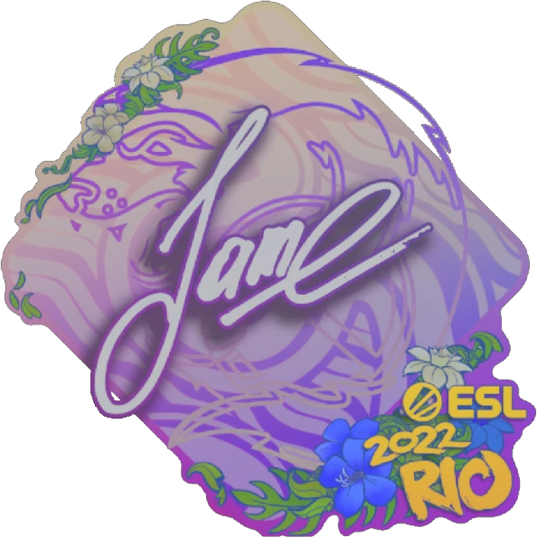 Sticker | Jame (Glitter) | Rio 2022