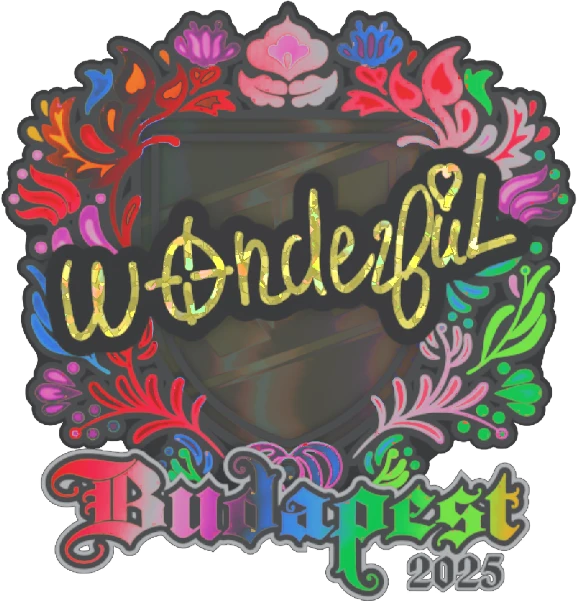 Sticker | w0nderful | Budapest 2025