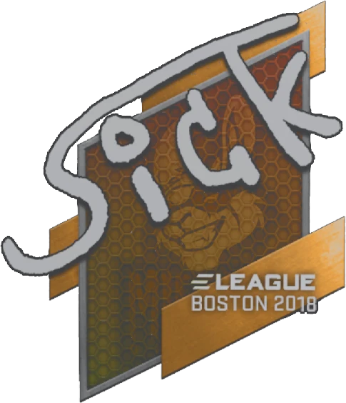Sticker | SicK (Foil) | Boston 2018
