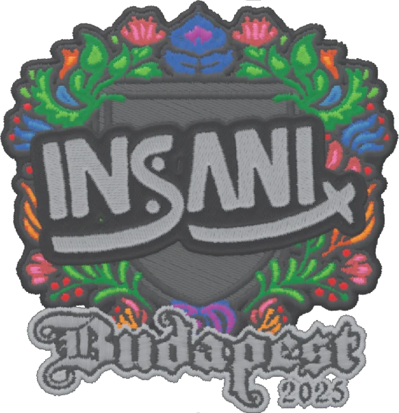 Sticker | insani (Embroidered) | Budapest 2025
