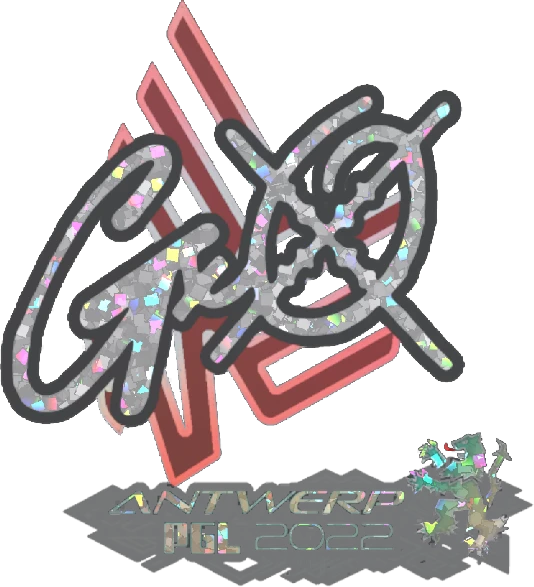 Sticker | gxx- (Glitter) | Antwerp 2022
