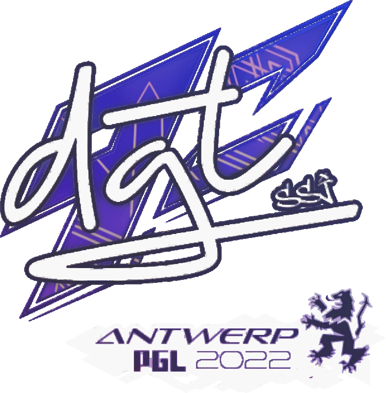 Sticker | dgt (Glitter) | Antwerp 2022