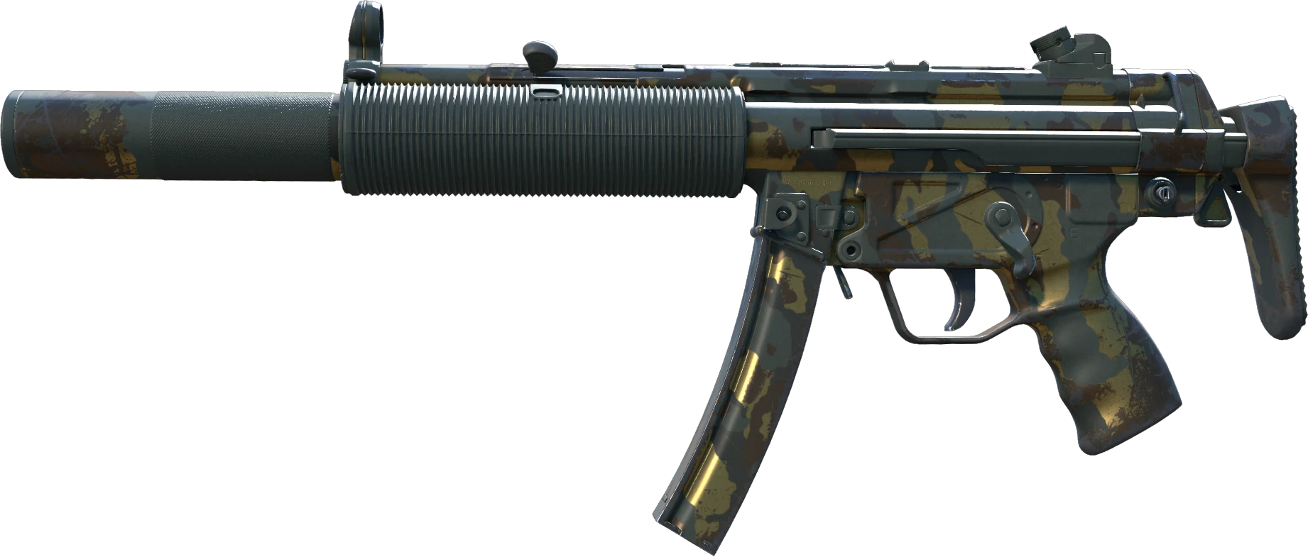 MP5-SD | Gold Leaf
