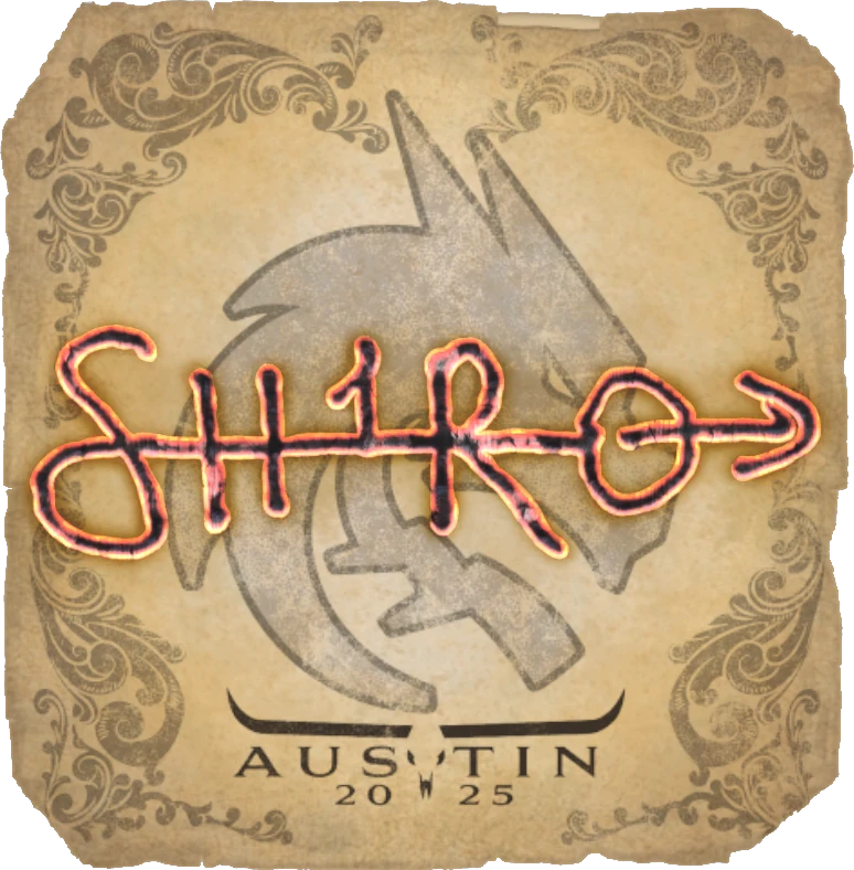 Sticker | sh1ro | Austin 2025