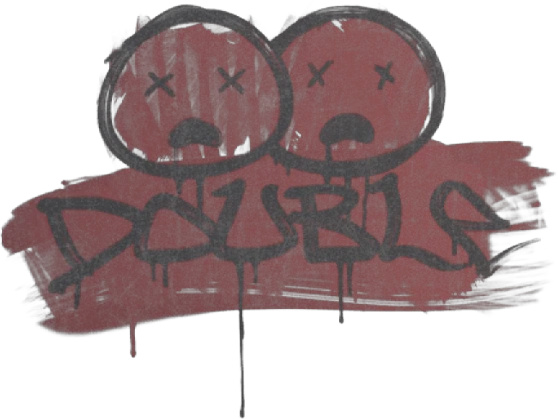 Sealed Graffiti | Double (Brick Red)