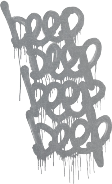 Sealed Graffiti | BEEP (Shark White)