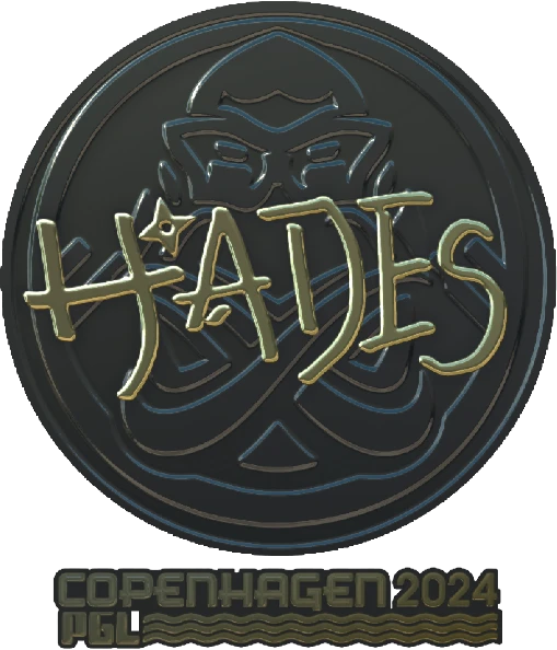 Sticker | hades (Gold) | Copenhagen 2024