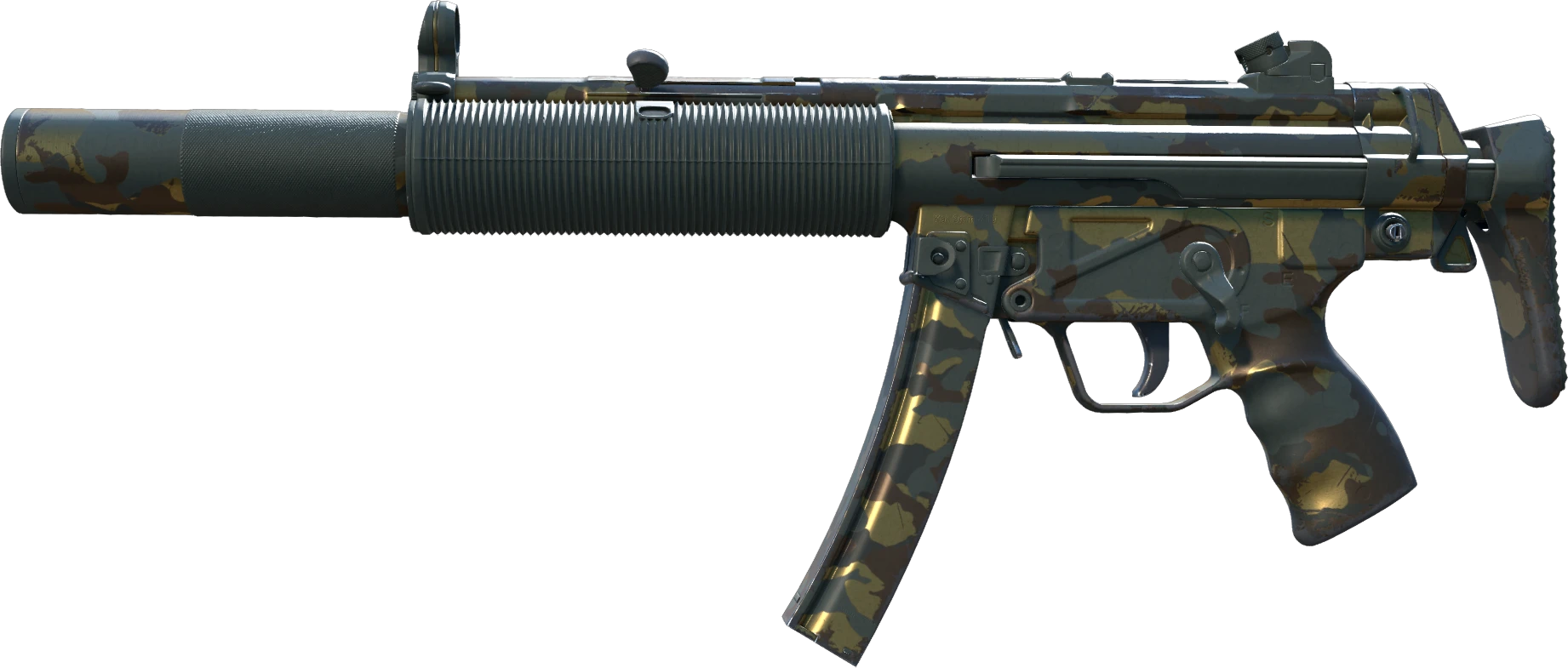 MP5-SD | Gold Leaf