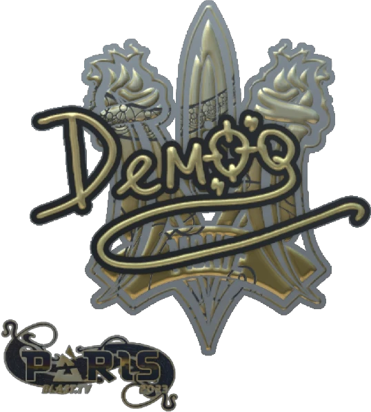 Sticker | DemQQ (Gold) | Paris 2023