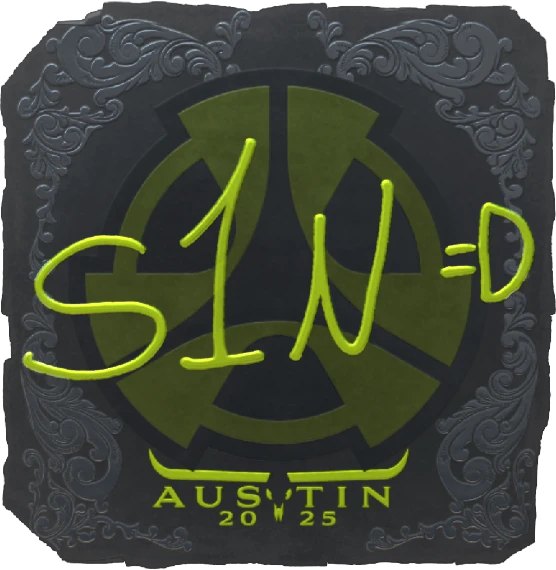 Sticker | s1n | Austin 2025