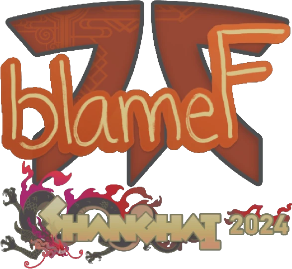 Sticker | blameF (Glitter) | Shanghai 2024