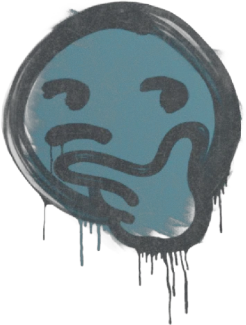 Sealed Graffiti | Thoughtfull (Wire Blue)