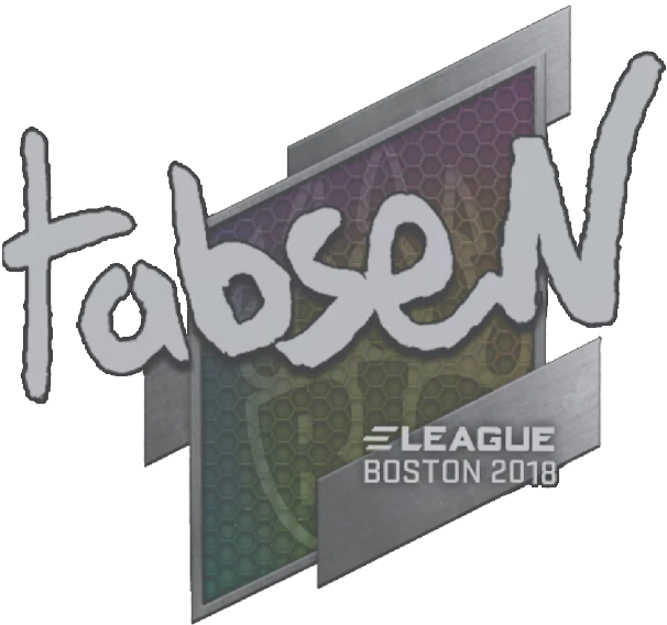Sticker | tabseN (Foil) | Boston 2018