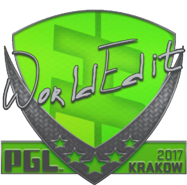 Sticker | WorldEdit | Krakow 2017