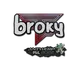 Sticker | broky | Antwerp 2022