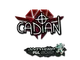 Sticker | cadiaN (Glitter) | Antwerp 2022
