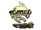 Sticker | chopper (Gold) | Antwerp 2022