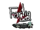 Sticker | Farlig (Glitter) | Antwerp 2022