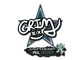 Sticker | Grim (Glitter) | Antwerp 2022