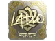 Sticker | latto (Gold) | Austin 2025