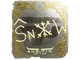 Sticker | snow (Gold) | Austin 2025