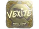 Sticker | vexite (Gold) | Austin 2025