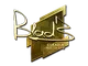 Sticker | B1ad3 (Gold) | Boston 2018
