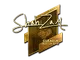 Sticker | ShahZaM (Gold) | Boston 2018