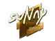Sticker | suNny (Gold) | Boston 2018