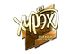 Sticker | Xyp9x (Gold) | Boston 2018