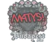 Sticker | MATYS | Budapest 2025