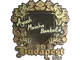 Sticker | mzinho (Gold) | Budapest 2025