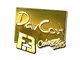Sticker | DavCost (Gold) | Cologne 2015