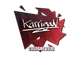 Sticker | karrigan | Cologne 2016