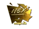 Sticker | nex (Gold) | Cologne 2016