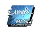 Sticker | s1mple (Foil) | MLG Columbus 2016