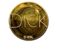 Sticker | DickStacy (Gold) | Katowice 2019