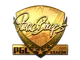 Sticker | pashaBiceps (Gold) | Krakow 2017